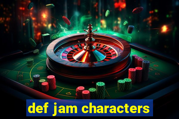 def jam characters